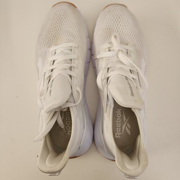 Reebok Nano Gym Sneakers, Shoes for Women, White/Grey/Rubber Gum01, 9.5 - Picture 6 of 8
